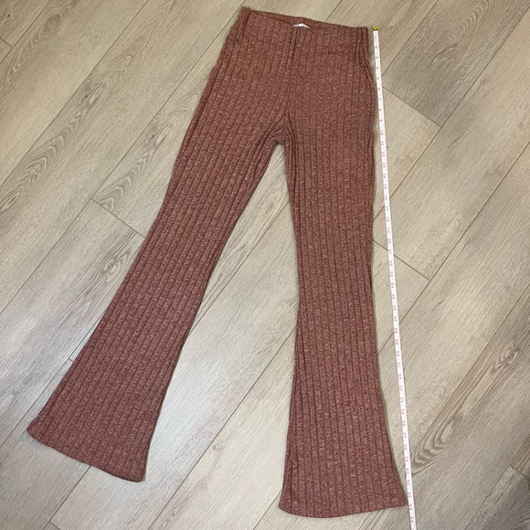 Zara Ribbed Knit Flare Pants - Size S - Picture 10 of 10